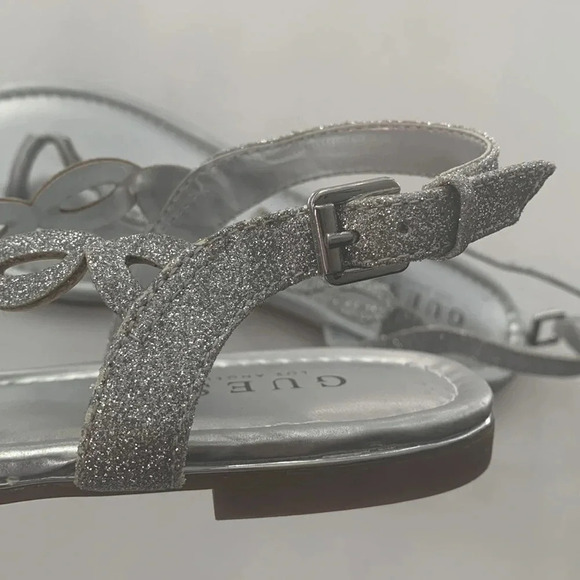 Guess Rhinestone Thong Sandals Size 10 New - Picture 2 of 8